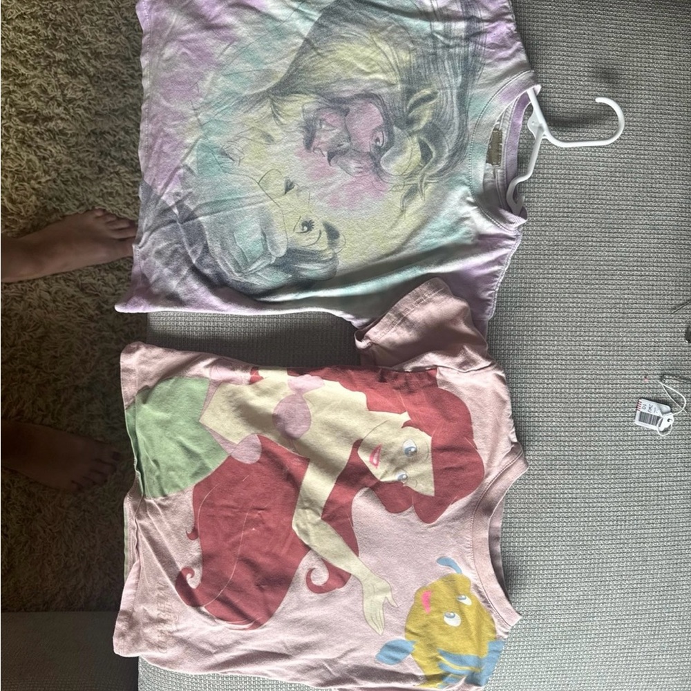 Cotton on Disney Graphic T-Shirts with Lion King and Little Mermaid